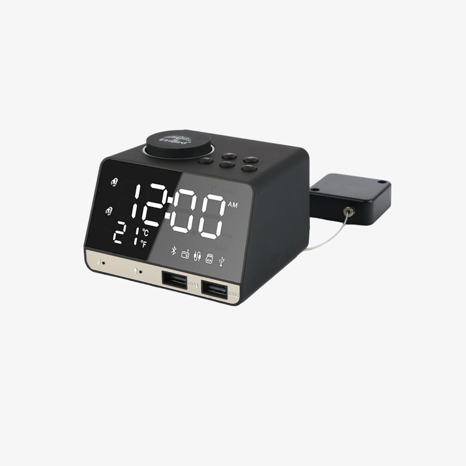 Smart Bluetooth Alarm Clock 1 Smart Bluetooth Alarm Clock -ElriBird Europe - EBDSN0006-Dock Station